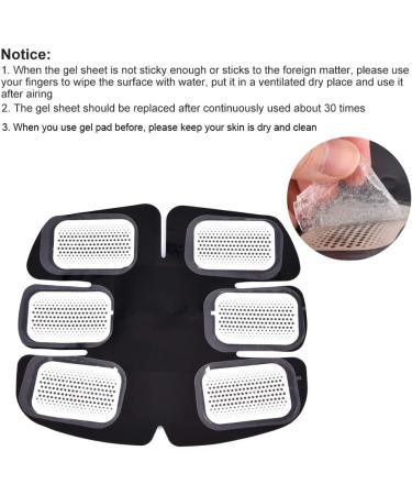 Newl Abdominal Muscle Trainer - 30 Replacement Gel Pads & Cloth Accessories | International Shipping Available - Buy Online on GoSupps.com