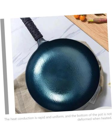 LABRIMP Kitchen Cookware Paella Frying Pan Paella Cooking Pan Wok Pan for Outdoor Wok Kitchen Utensil Stir Fry Skillet Pans Nonstick Frying Pan Gas Stove Wok Iron Baking Pan Old Fashioned - Buy Online on GoSupps.com