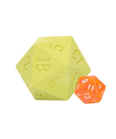 YYALYYON Polyhedral Dice Surprise Bath Pump with Hidden Toy for Relaxation Sea Salt Plant Extract Bright Colors Aromatherapy Skin Nutrition (Green Tea)