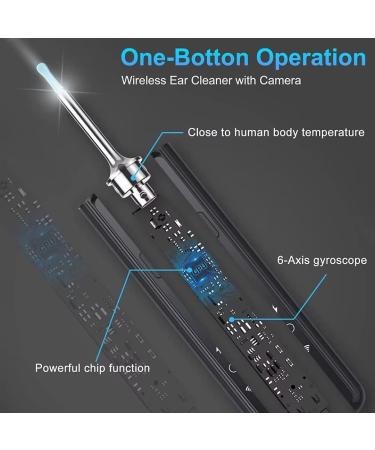 Ear Wax Removal Tool with 1080P Camera for iPhone, iPad & Android - Otoscope Ear Cleaner with Light - Earwax Remover Kit - Buy Online on GoSupps.com