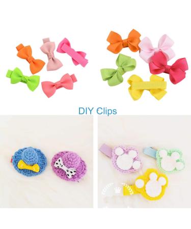 40 Pack 5cm Fabric Lined Alligator Duckbill Hair Clips for DIY Crafts - Perfect Baby Girl & Children's Accessories - Buy Online on GoSupps.com