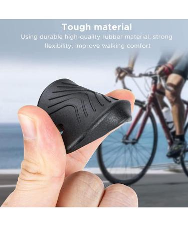 LIZHOUMIL 2pcs Cycling Cleat Covers - Protect Your Bike Shoe Cleats with Portable Indoor/Outdoor Bicycle Cleat Set - Black - Buy Online on GoSupps.com
