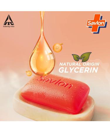 Savlon Moisturizing Glycerin Soap Bar - Germ Protection 625g Combo Pack of 5 | Ideal for All Skin Types - Unisex Soap - Buy Online on GoSupps.com