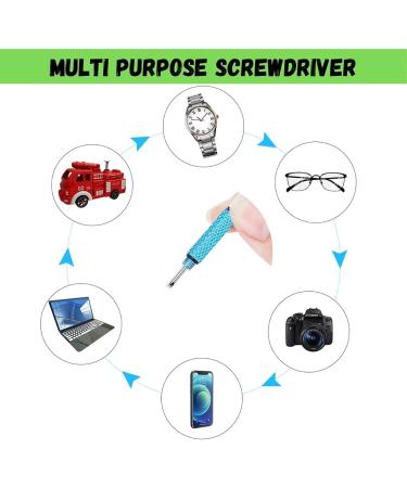 UNEAK 3-in-1 Mini Eyeglass Screwdriver Repair Kit with Keychain - Precision Set for Glasses, Sunglasses, Watches, Electronics, and Jewelry - Buy Online on GoSupps.com