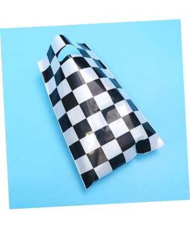 ABOOFAN 50pcs Checkered Candy Bags Checkered Gift Bags Car Theme Party Bags Black and White Candy Bags Black and White Goodie Bags Race Car Goodie Bags Race Car Candy Bags Passion Decorate Black White 25.5X16.3cm - Buy Online on GoSupps.com