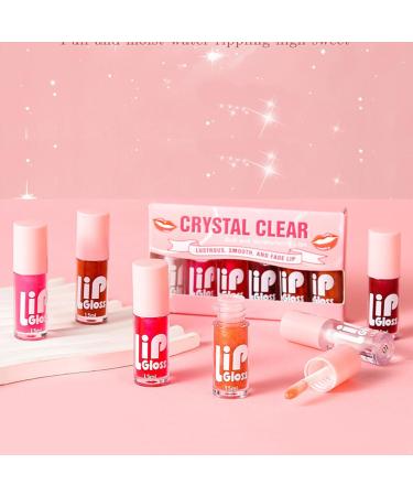 Aislor Hydrating Jelly Lip Oil Set - 6 Piece Plumping Serum for Soft Moist Lips Multicolor One Size One Size Multicolor - Buy Online on GoSupps.com