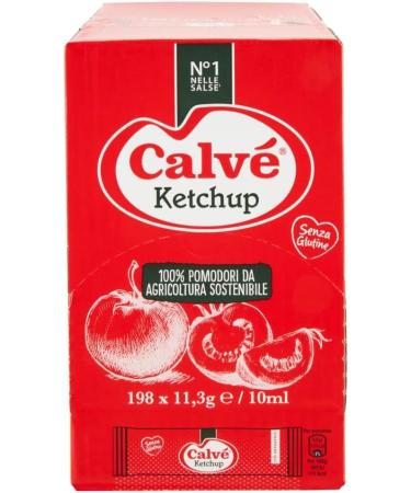  CALVE' Calv Ketchup Single Dose in Bag 198 x 10 ml - Buy Online on GoSupps.com