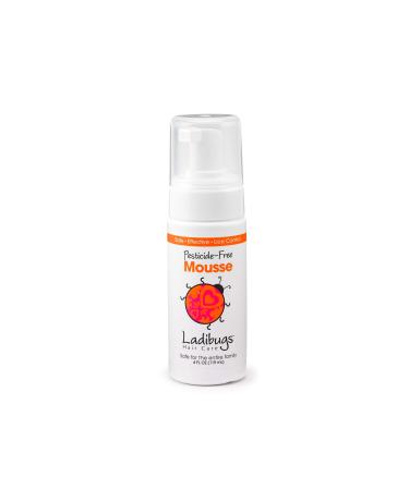 Ladibugs Elimination Mousse | Natural Ingredients | Highly Effective Head Lice & Nit Fix | Safe Removal for Kids, Family Mousse, 4oz - Buy Online on GoSupps.com