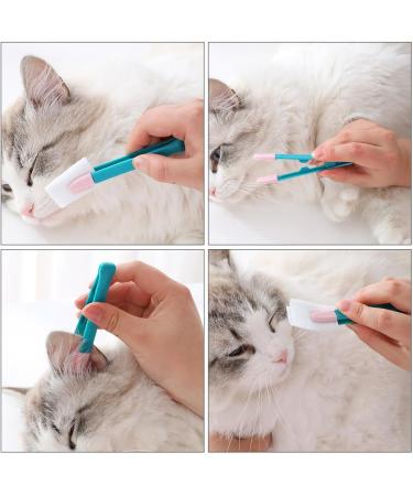 3pcs Cat Eye Cleaning Brush Portable Grooming Comb Household Cat Eye Brush Kit Tear Stain Removal Eye Care Dog Eye Comb Convenient Grooming Accessory Pets 10X1cmx3pcs Pink Greenx3pcs - Buy Online on GoSupps.com