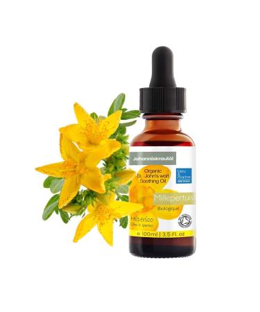 Hypericum drops Relaxing massage oil St. John's wort oil concentrate forte 100% pure body oil scar oil pregnancy strip oil - 100 ml