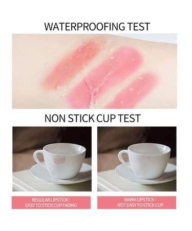 Magic Lipstick Set - 2 Pcs Moisturizing Lip Balm with Color-changing Formula - Carrot & Peach Flavors - Buy Online on GoSupps.com