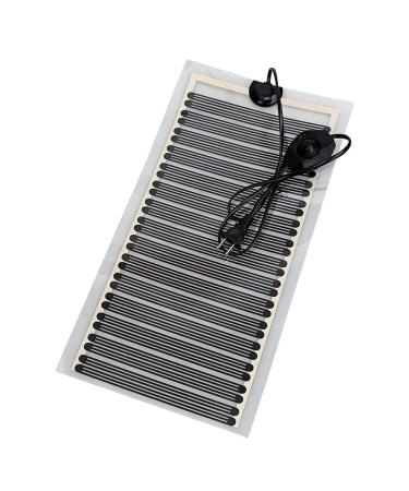 Heat Pad Infrared Heating mat for Reptiles Amphibians Under Tank with Adjustable and Temperature Control Switch (25w)