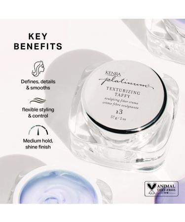 Kenra Platinum Texturizing Taffy 13 - Styling Fiber Cr me - 2 fl. Oz | For All Hair Types - Buy Online on GoSupps.com