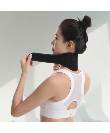 Neck Support Brace Magnetic Collar Neck Pad Warm Hot Compress Support Brace Adjustable Magnetic Support Brace For Neck For Sleeping - Buy Online on GoSupps.com