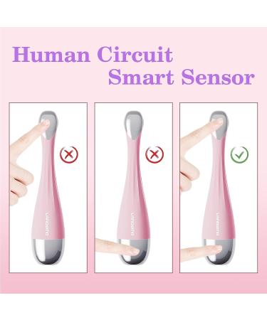 LANDWIND Electric Eye & Face Massage Wand with Heat Compress and Vibration - Anti Aging/Dark Circles Solution (Pink) - Buy Online on GoSupps.com