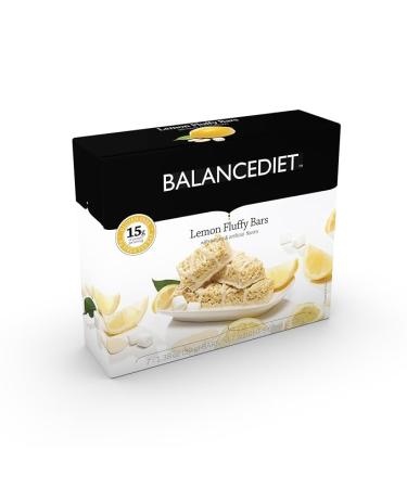 BalanceDietâ„¢ | Protein Bar | 15g of Protein | Low Carb | 7 Bar Box (Lemon Fluffy) - Buy Online on GoSupps.com