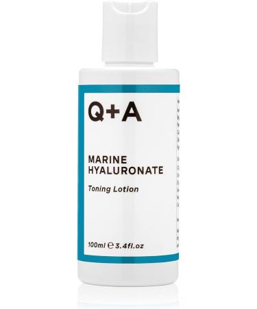 Q+A Marine Hyaluronate Toning Lotion - Hyaluronic Acid Face Toner for Skin Suppleness - Buy Online on GoSupps.com