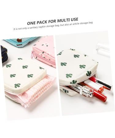 Buy Sewoart 2-Piece Women's Bandage Pack & Menstrual Cups | Portable Cosmetic Bag & Mini Organizer for Tampons & Pads - International Shipping Available - Buy Online on GoSupps.com