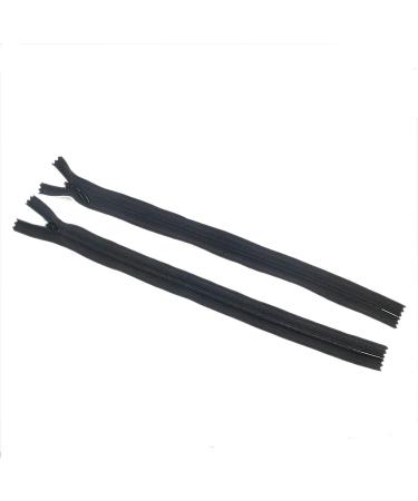 Leekayer 24 inch Black Nylon Coil Zippers - Pack of 20 | DIY Sewing Tools for Crafts - Buy Online on GoSupps.com