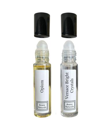 Perfumed Body Oil Samples - Mini Perfumes Women Rollerball Fragrance Oil Small Perfume for Woman Travel Size Cologne 2 pc (Sexy Duo)