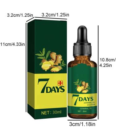 Shantou Yingji 2 Pcs Ginger Hair Growth Oil Ginger Hair Growth Essential Oil Ginger Hair Treatment Oil Hair Growth Solution Hair Strengthening Hair Care 2 Pcs x 30ml Hair3 - Buy Online on GoSupps.com