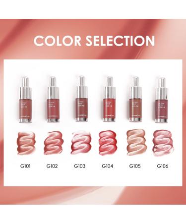 CARSLAN Hydrating Lip Gloss Serum - Moisturizing, Plumping, Shiny Lip Glow | Tinted Lip Care with Vitamin E & Crithmum Maritimum Essential Oil - Buy Online on GoSupps.com