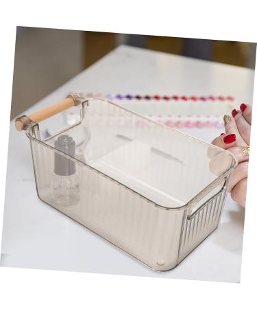 Housoutil manicure trending products 2023 care storage basket soaking container gel plate manicure tool manicure supply pill box household container supplies nail Popularity Beech 28x15.5cm Grey - Buy Online on GoSupps.com