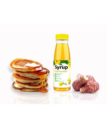 Buy Vegan Sugar-Free Syrup - 2 Bottles of 350g Jerrup | Low-Carb Sweetener for Breakfast - Ideal for Kids & Adults - Buy Online on GoSupps.com