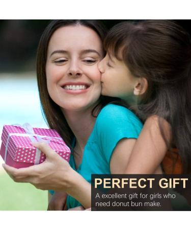 7-Piece Hair Bun Maker Set with Elastic Hair Ties and Pins - Brown Chignon Hairstyle Accessories for Girls and Women - Buy Online on GoSupps.com