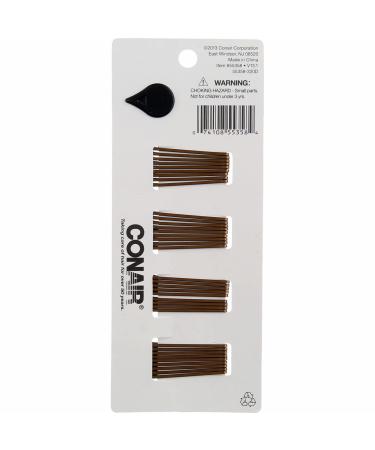 Conair Styling Essentials Mini Pins Brown 36 Count - Secure and Stylish Hair Accessories - Buy Online on GoSupps.com
