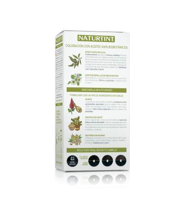 Natureint Biobased Hair Color - Ammonia-Free 2.1 Blue Black | 3 Pack (510ml) | Natural Ingredients for Vibrant Color - Buy Online on GoSupps.com