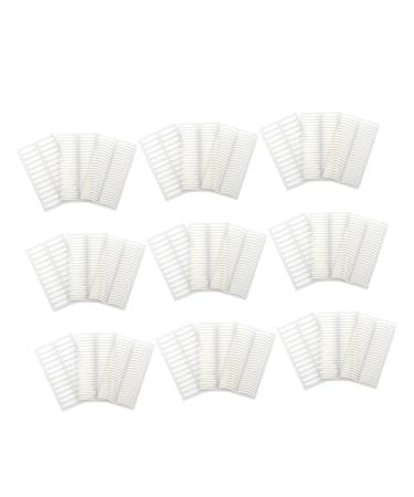 BIUDECO 60 sheets Instant Invisible Stickers Shape Oval Tape Lace Women Double Non-trace Natural Ultra