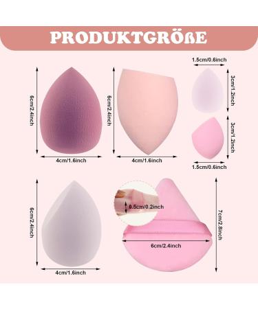 Buy Aihsumc 14 PCs Makeup Sponge Set - Beauty Blender with Triangle & Mini Sponges for Flawless Foundation | Best International Shipping - Buy Online on GoSupps.com