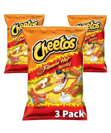 Cheetos Crunchy Hot 226g - Pack of 3 - Imported