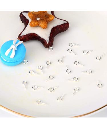 AIEX 300pcs Screw Eye Pins Hooks for Jewelry Making DIY Crafts - Silver - Buy Online on GoSupps.com