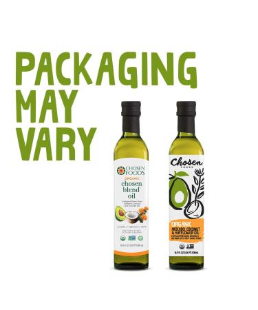 Chosen Foods Organic Avocado Coconut & Safflower Oil - 33.8 fl oz - Ideal for Baking, High-Heat Cooking, and Homemade Sauces - Kosher Certified - Buy Online on GoSupps.com