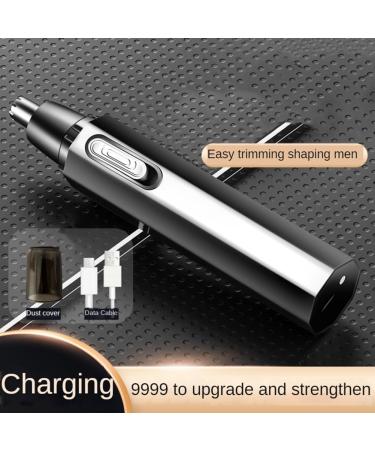 Buy USB Rechargeable Nose Hair Trimmer for Men | Professional Electric Ear and Nose Hair Trimming Tool - Buy Online on GoSupps.com