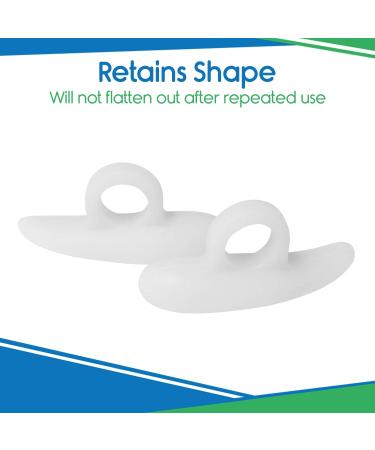 ViveSole Toe Separator For Bunion - Hammer Toe Straightener Pads (Pair) -Corrector for Curled  Crooked  Curved  Overlapping  Clubbed  Claw  Mallet Curling Relief-Right & Left Gel Support Crest Cushion - Buy Online on GoSupps.com