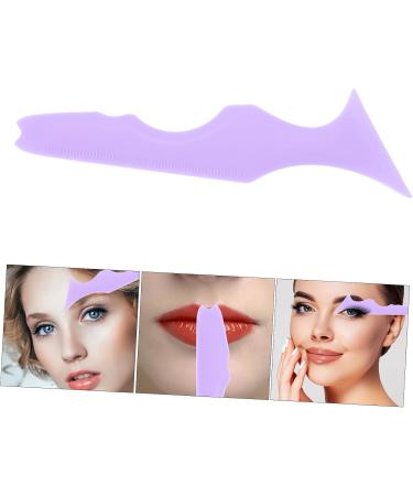 FRCOLOR 5pcs Silicone Beauty Ruler Eyelash Spoolies Eyebrow Shaping Template Mascara Applicator Travel 1 count (Pack of 1) Bluex5pcs - Buy Online on GoSupps.com