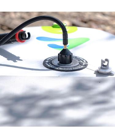 Abrazo SUP Electric Pump Adapter - Fast Inflation Schrader Valve for SUPs, Boats, Kayaks | Works with Electric & Bike Pumps - Buy Online on GoSupps.com