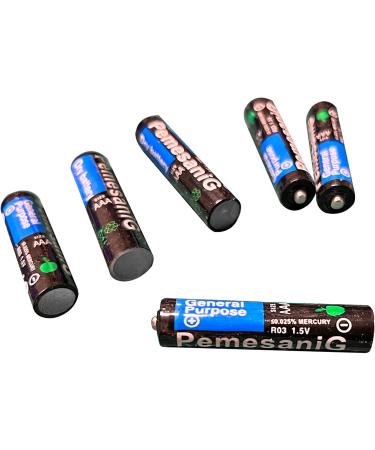 Buy FixtureDisplays 6-Piece AAA Economy Batteries - 1.5 Volt Type 7 | International Shipping Available - Buy Online on GoSupps.com