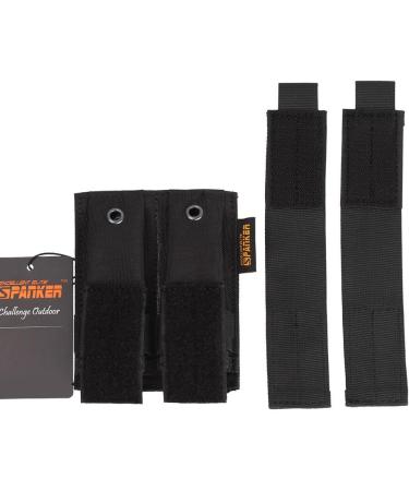 EXCELLENT ELITE SPANKER Molle Pistol Mag Pouch - Double Black - Buy Online on GoSupps.com