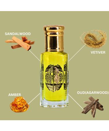 INTENSE OUD Santal Wood Perfume Oil 12ML (0.40 OZ) With Black Gift Box Rich Sandalwood Vetiver & Luxurious Oud. - Buy Online on GoSupps.com