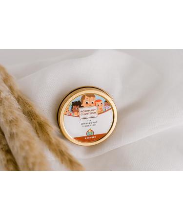 Punkin Butt Baby Respiratory Rub with Rosemary | Soothing Vapor for Chest Congestion Relief | Organic Chamomile & Mullein | Safe for Infants | 2 oz - Buy Online on GoSupps.com