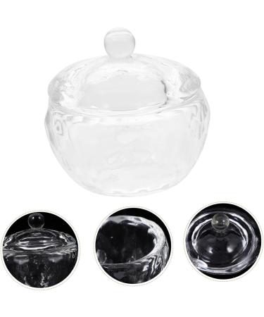 Zerodeko Wedding Decor Manicure Nail Dish Cup Nail Dish Cups with Lids Dish for Acrylic Nails Manicure Nail Cup Nail Cups Nail Art Accessories Heart-shaped Food Jar Glass - Buy Online on GoSupps.com