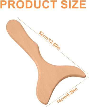 Massage Paddle for Maderotherapy & Lymphatic Drainage | Wooden Gua Sha Board & Trigger Massage Tool - Buy Online on GoSupps.com