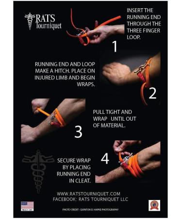 RATS GEN 2 Rapid Application Tourniquet System - Life Saving Hemorrhage Kit - Emergency First-Aid Survival - Black 3 Pack - Buy Online on GoSupps.com