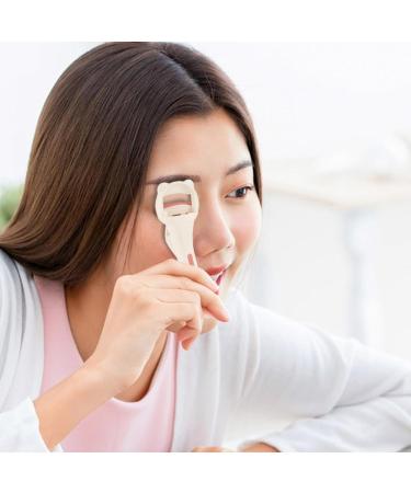 Eyelash Curlers Handheld Eye Lash Curler for Women - Natural Looking Wide Angle Eyelash Curler with Comfortable Grip Portable Makeup Tools for Crimps & Curls Lashes - Buy Online on GoSupps.com