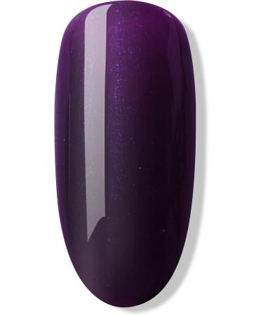Bluesky Gel Nail Polish Rock Royalty 80524 Dark Glitter Purple Wine Long Lasting Chip Resistant 10 ml (Requires Drying Under UV LED Lamp) - Buy Online on GoSupps.com
