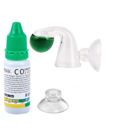 ZRDR Glass Drop Checker Kit with 15ml Co2 Checker Solution The Most Accurate Monitoring of Planted Tank Co2 Levels